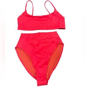 Left On Friday Bold Red Bikini Set